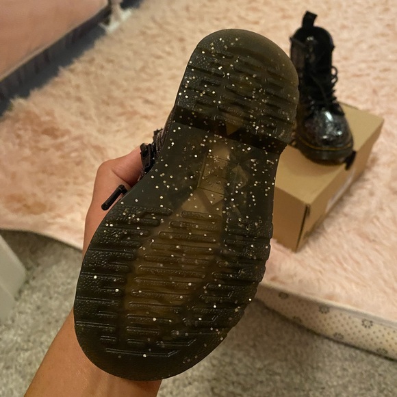 TODDLER 1460 GLITTER LACE UP BOOTS size 7 - Picture 9 of 9